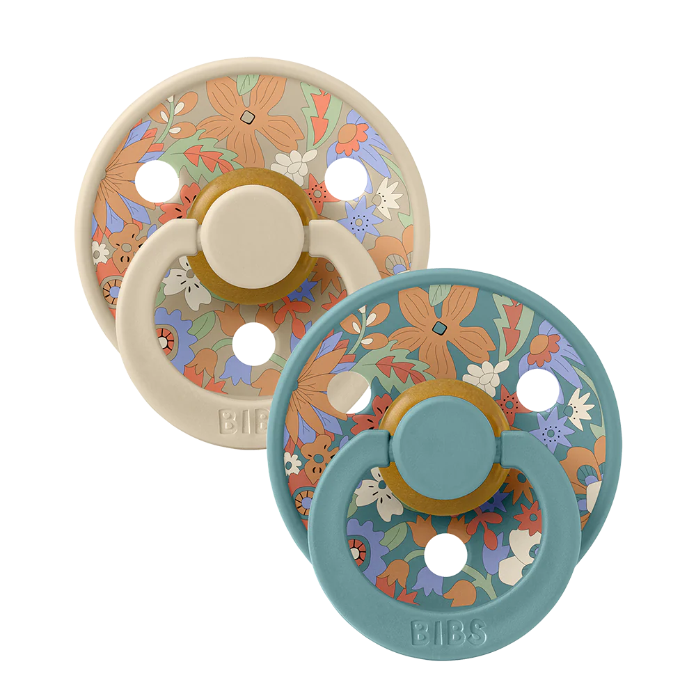 BIBS x LIBERTY Colour Latex 2pk - June Blossom / Vanilla Hush Mix