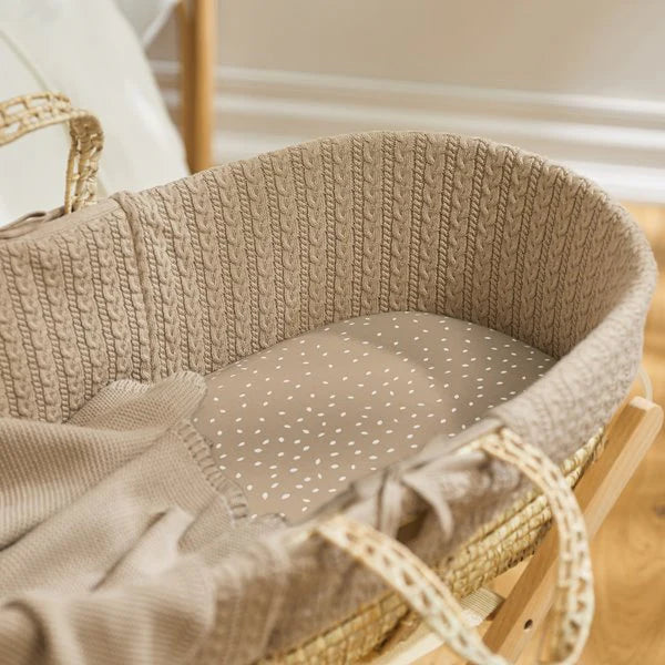 Organic Moses Basket Fitted Sheet