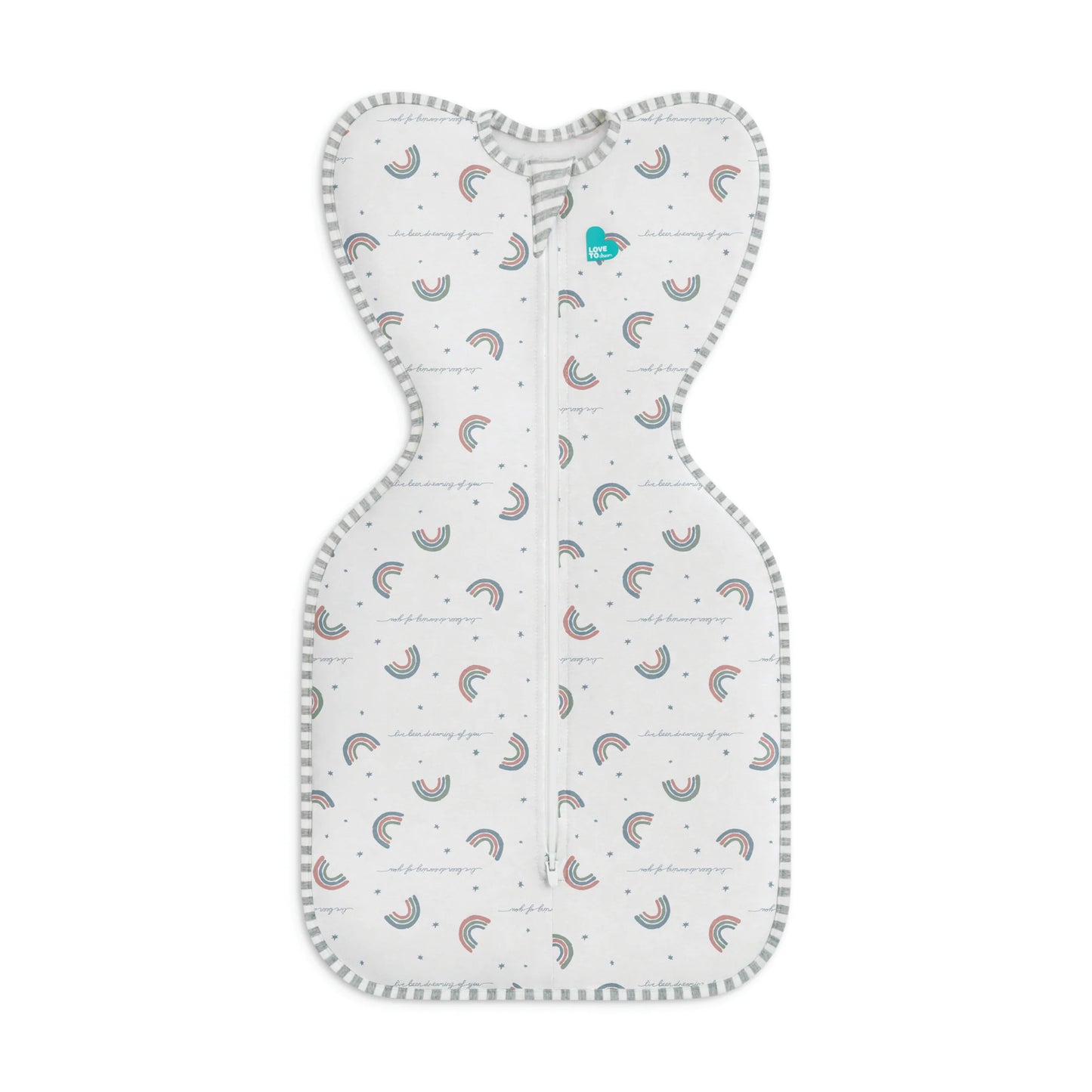 Swaddle Up™ Stage 1 Stretch Cotton 1 Tog - Rainbow Dream