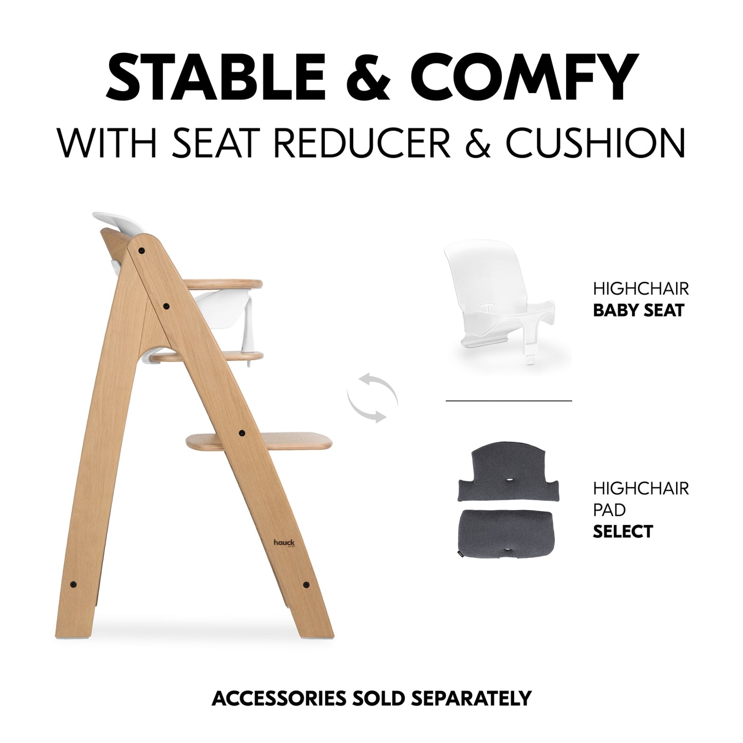 Arketa Wooden Highchair (6mths +)