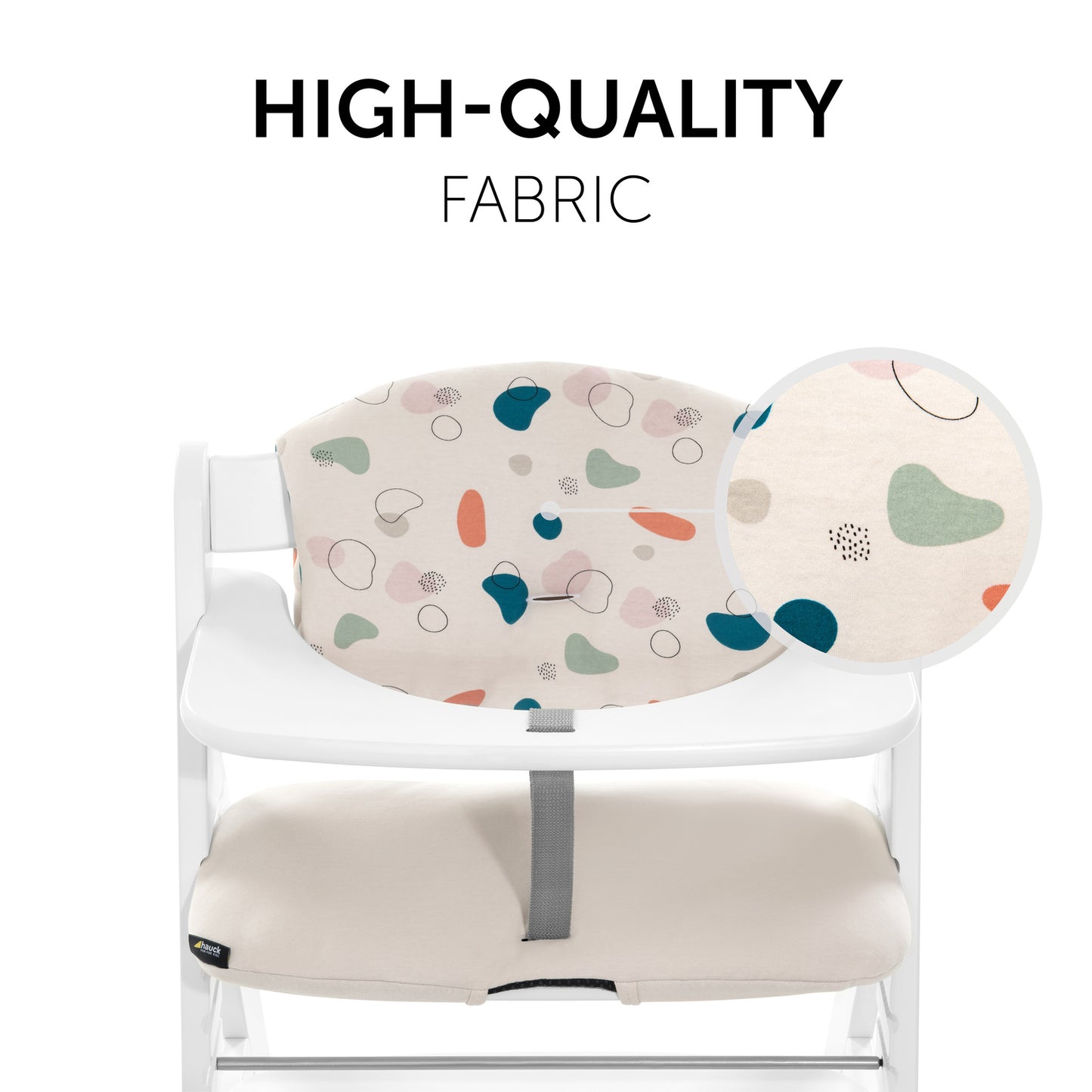 Alpha Highchair Pad Select - Jersey Organic