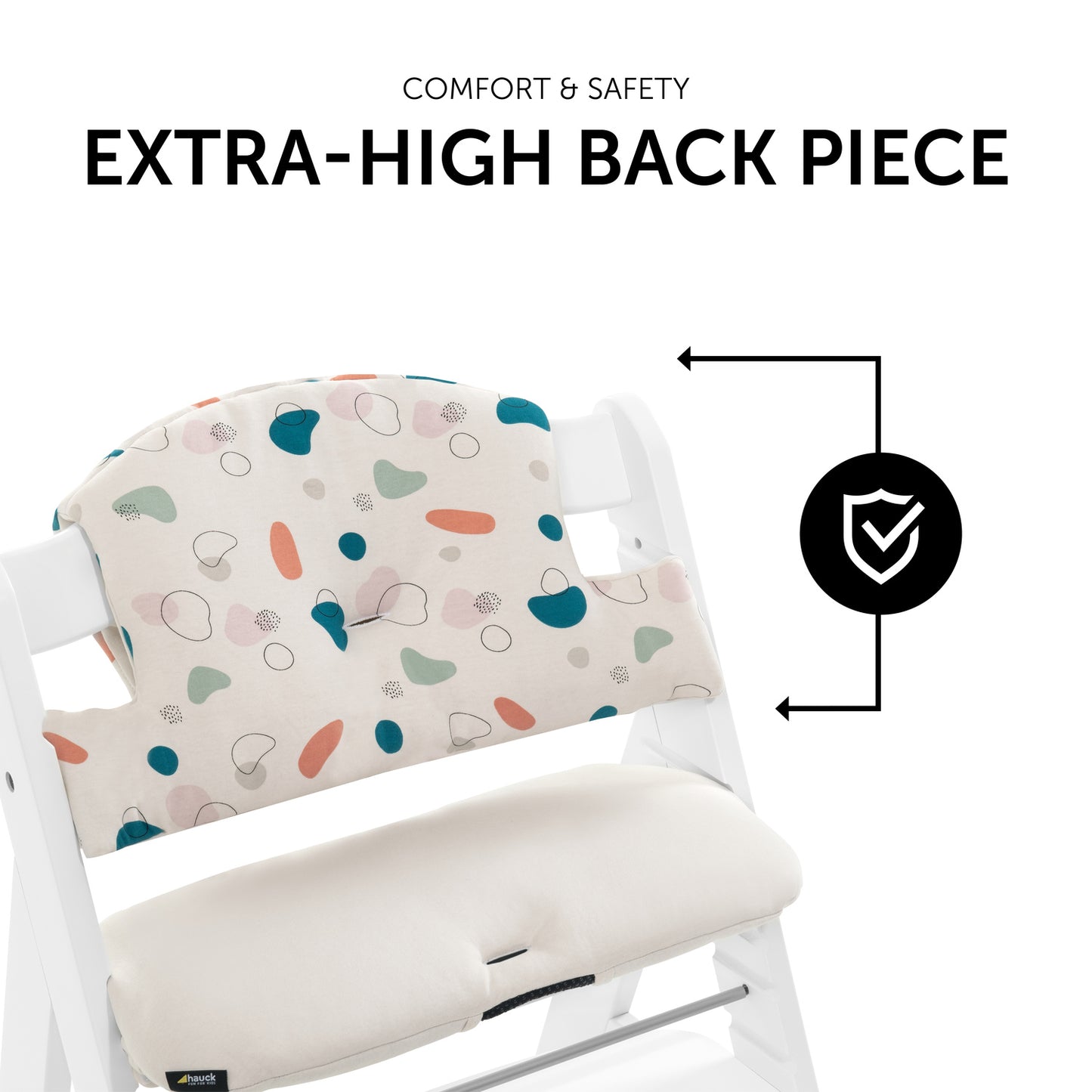 Alpha Highchair Pad Select - Jersey Organic