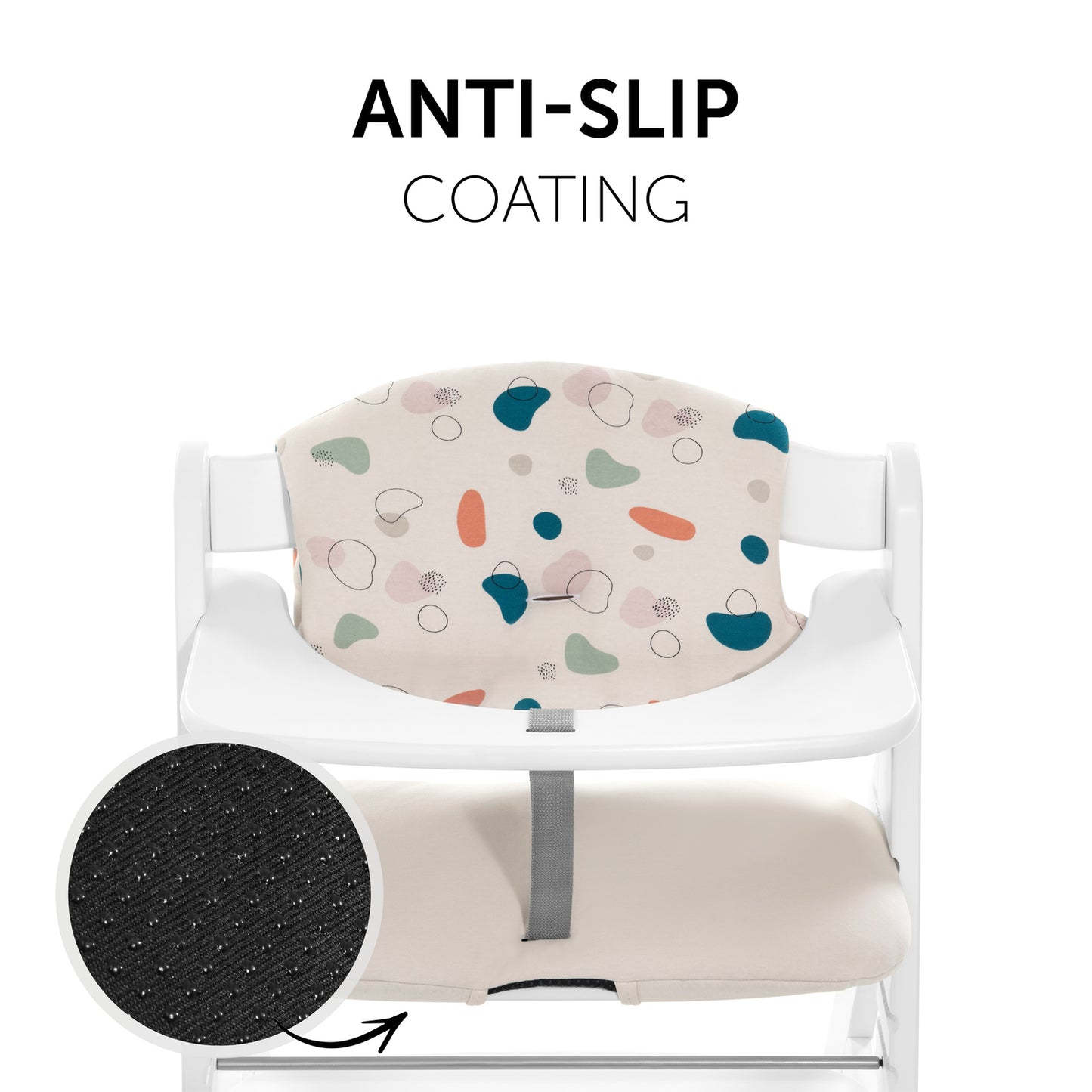 Alpha Highchair Pad Select - Jersey Organic