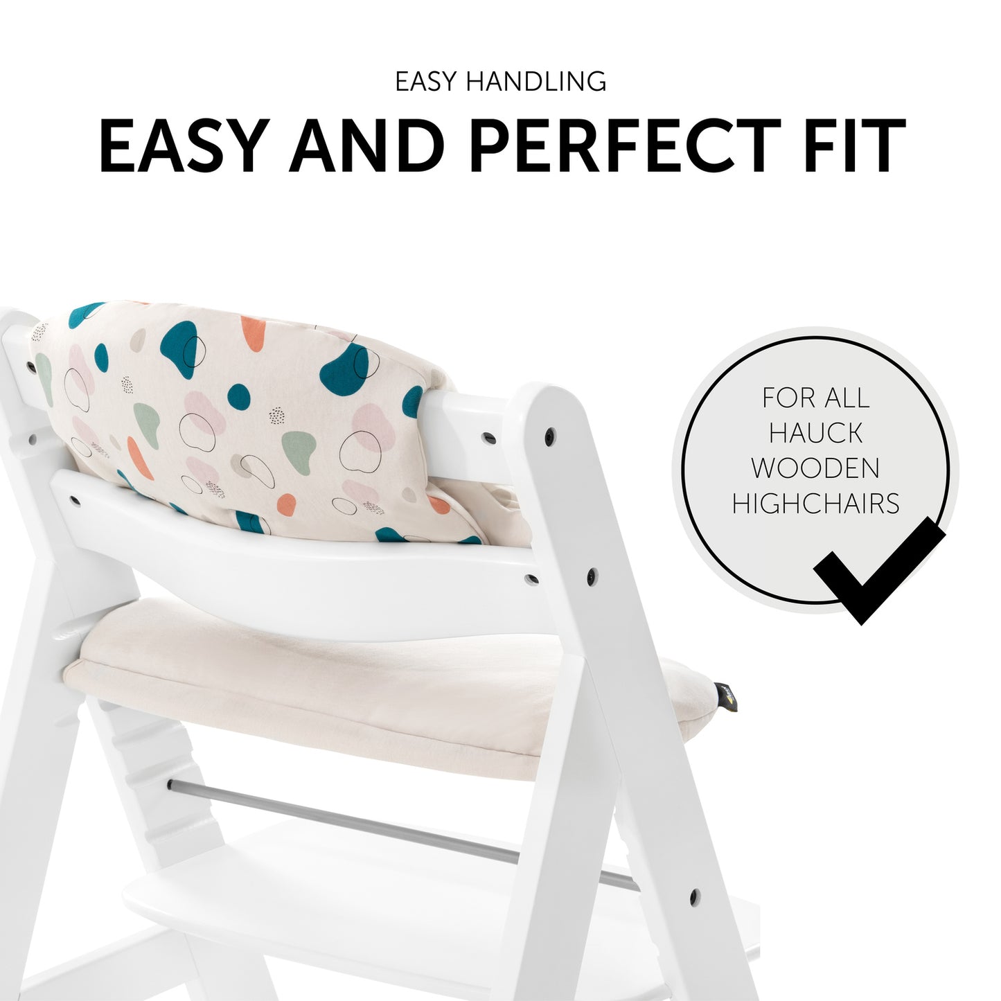 Alpha Highchair Pad Select - Jersey Organic