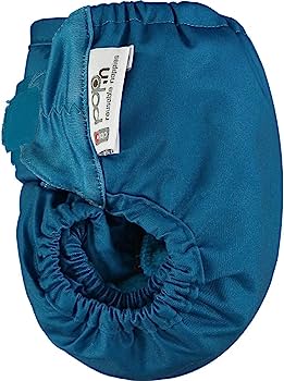 Pop In Single Bamboo Nappy - Peacock