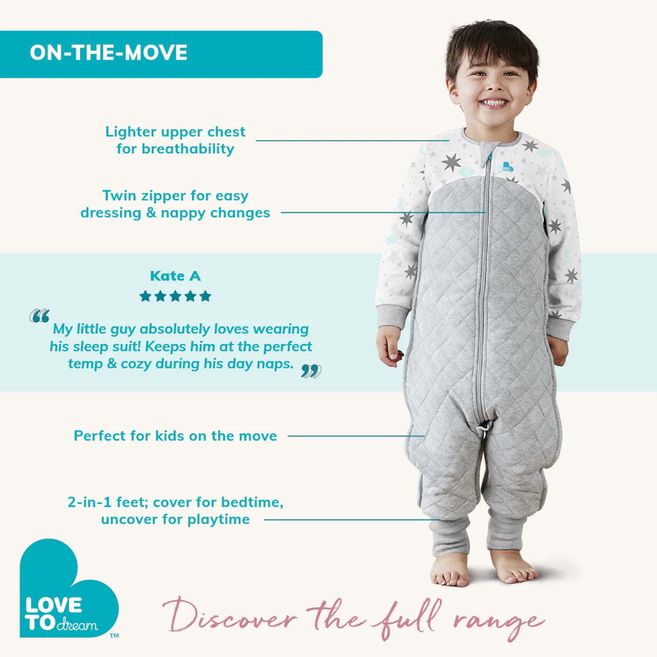 Sleep Suit Stage 3 - White Moonlight