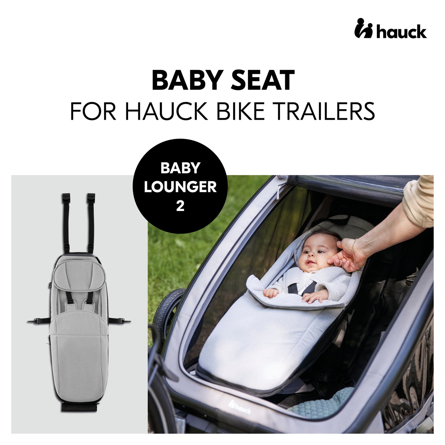 Dryk Baby Lounger - Grey