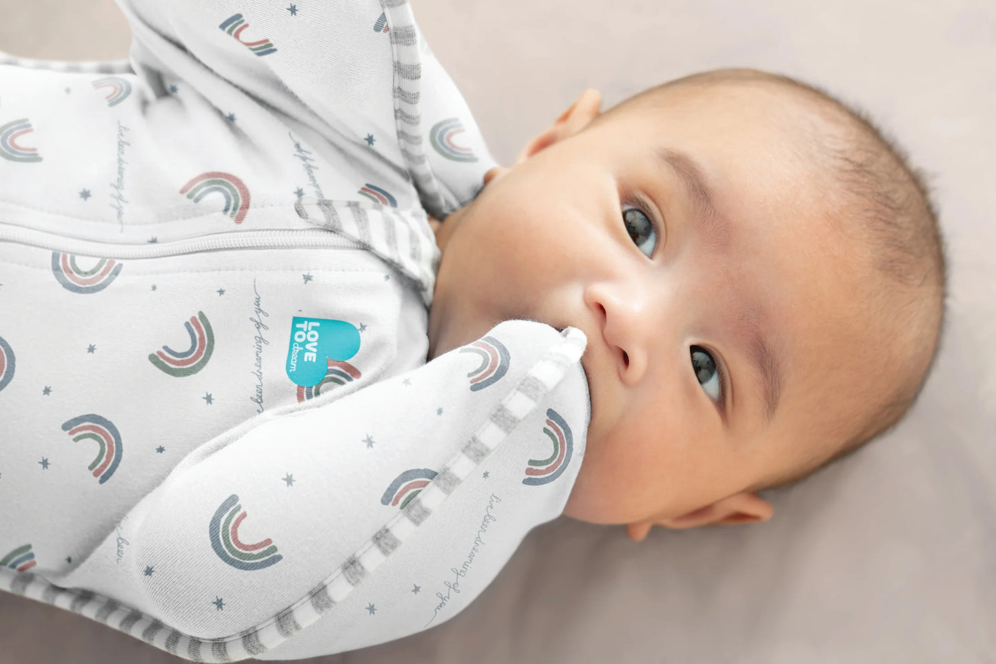 Swaddle Up™ Stage 1 Stretch Cotton 1 Tog - Rainbow Dream