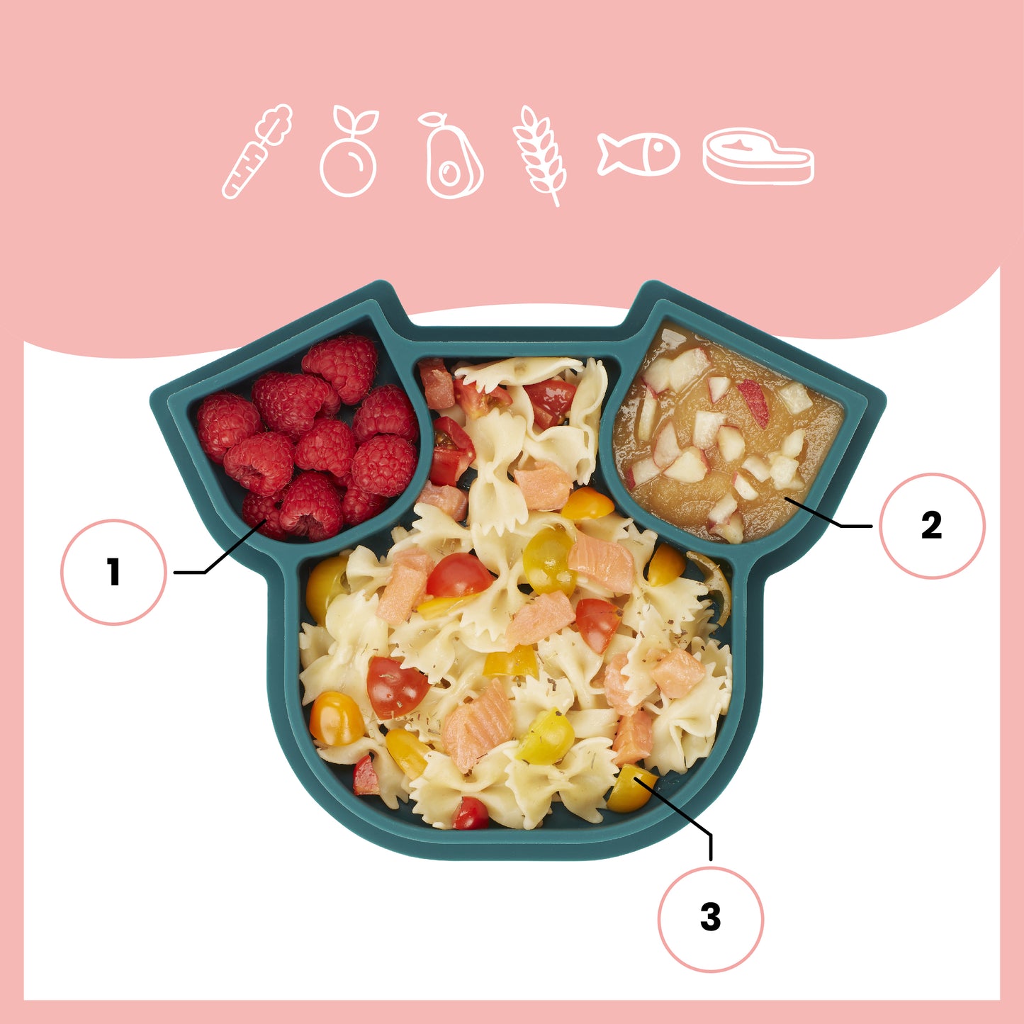 Silicone Isy Plate - Dog