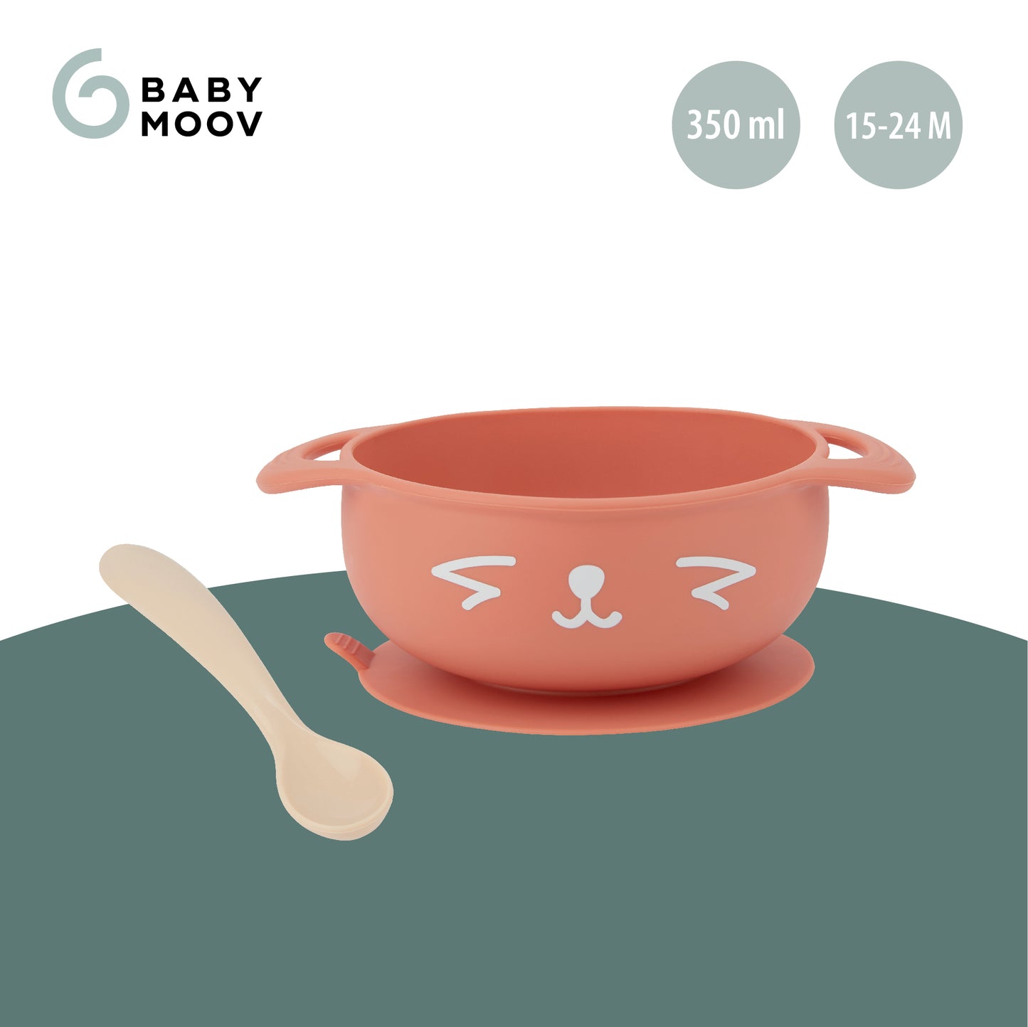 Tast'isy Silicone Bowl & Spoon Set (15-24m) - Fox