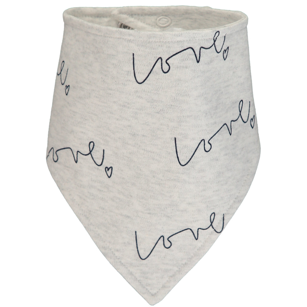 Love Print Organic Bandana Bib