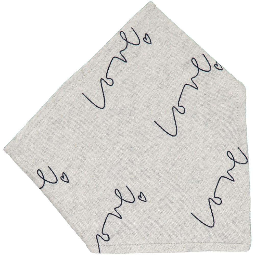 Love Print Organic Bandana Bib
