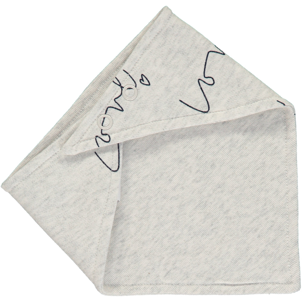 Love Print Organic Bandana Bib
