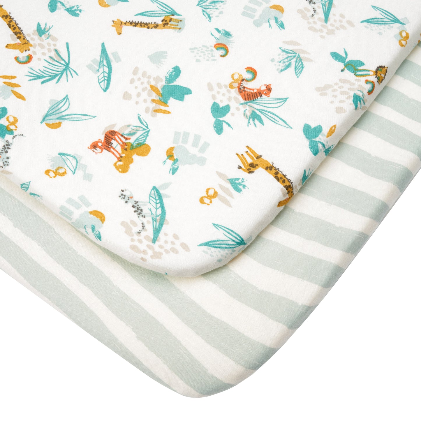 CoZee Fitted Crib Sheets 2pk (Ex Display)