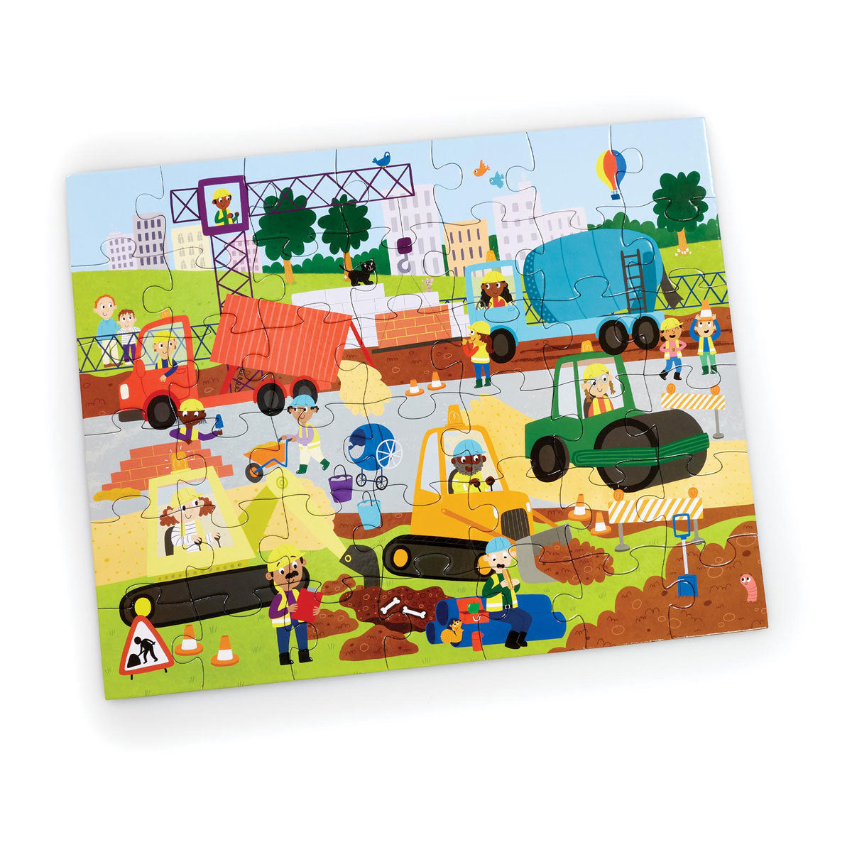 Construction 42 Piece Jigsaw Puzzle