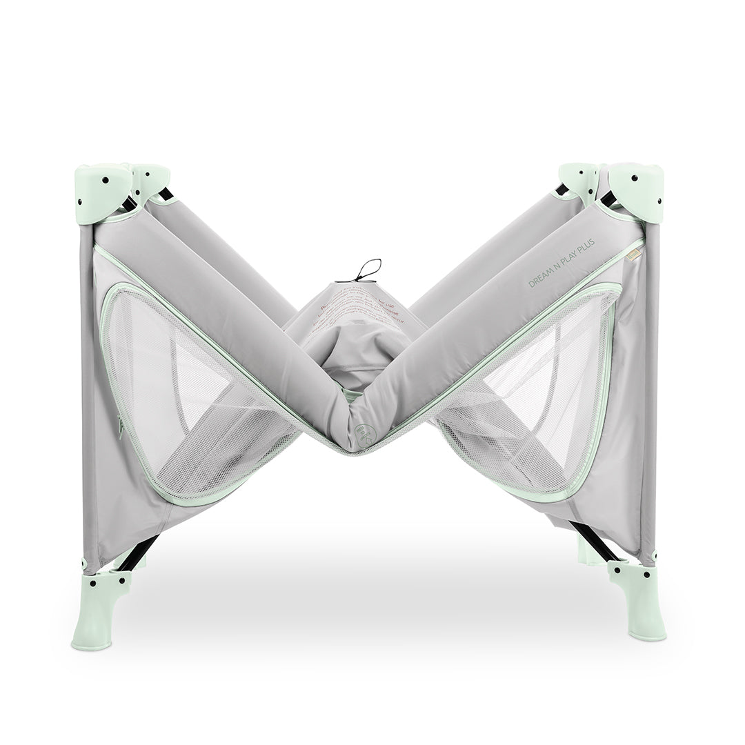 Dream N Play Plus Travel Cot - Dusty Mint