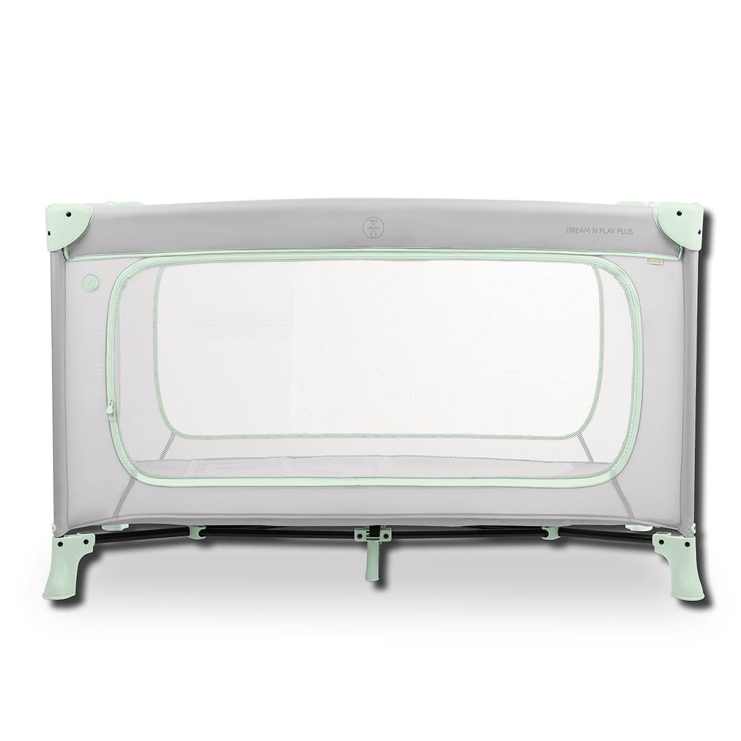 Dream N Play Plus Travel Cot - Dusty Mint