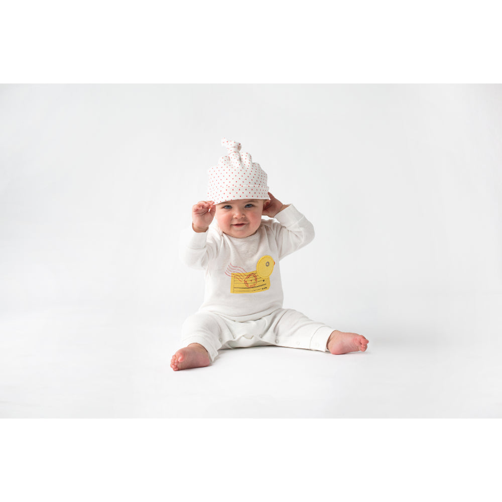 Duck Organic Baby Grow & Hat Gift Set