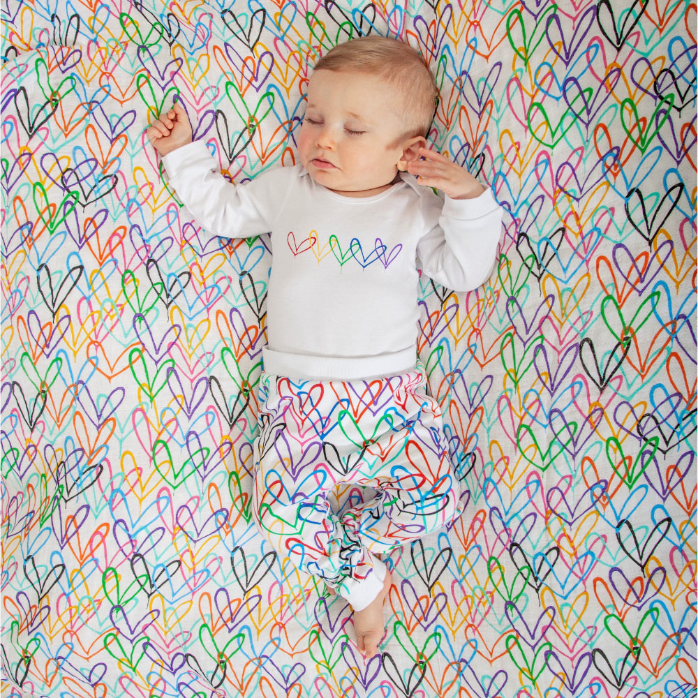 #Lovewall organic bodysuit