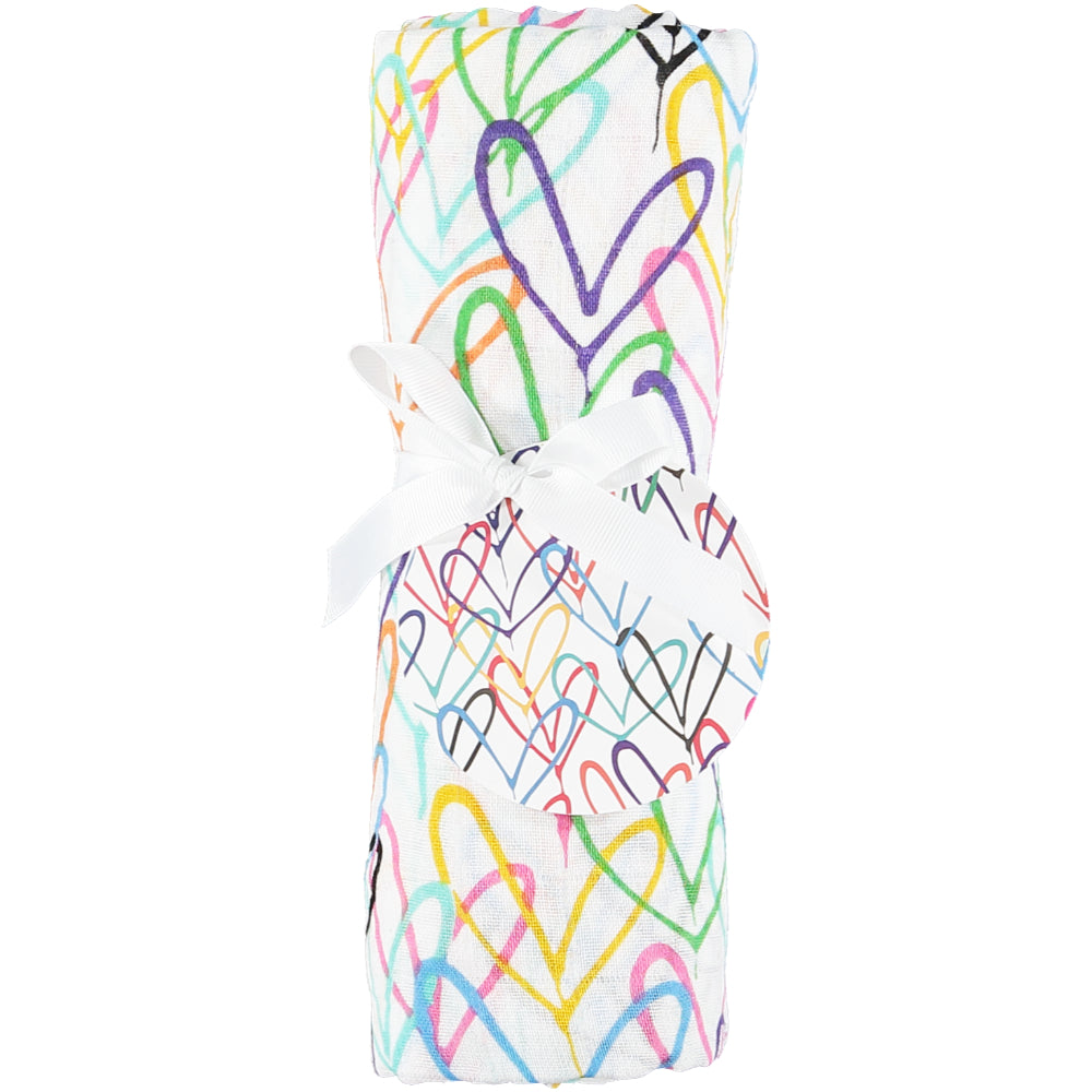 #Lovewall Organic Muslin Shawl & Swaddling Wrap