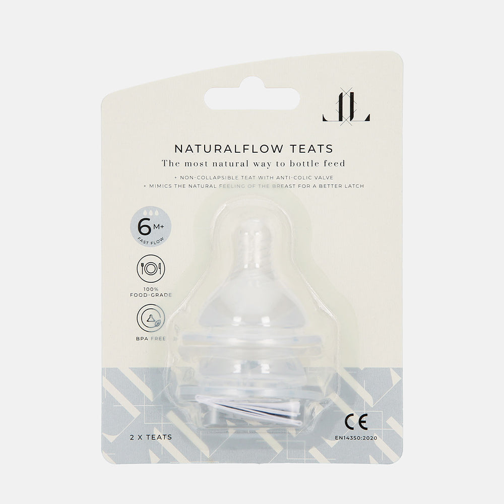 NaturalFlow Nipple Teats 2pk