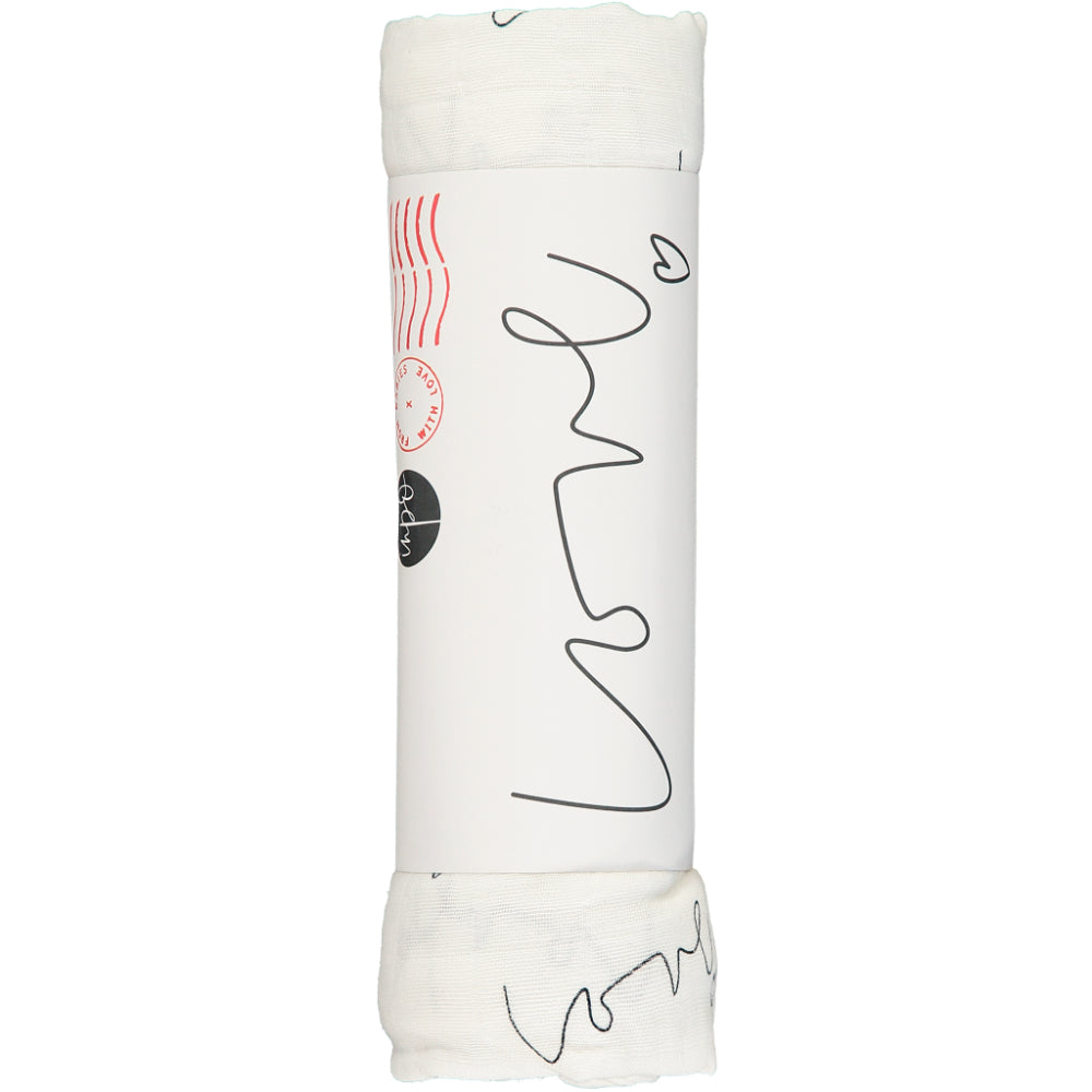 Love Organic Muslin Shawl & Swaddling Wrap - Natural