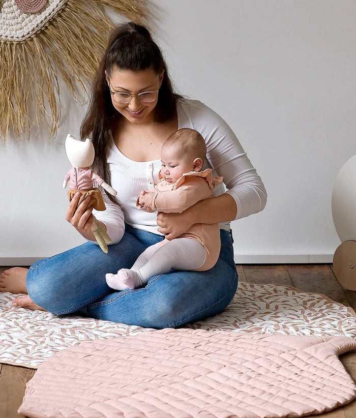 Organic Leaf Mat - Sea Shell