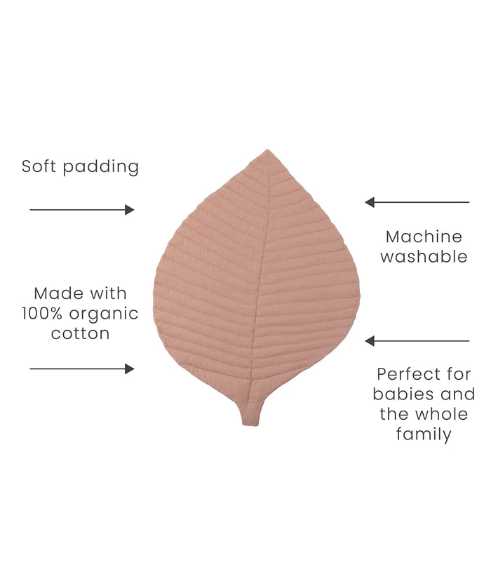 Organic Leaf Mat - Sea Shell