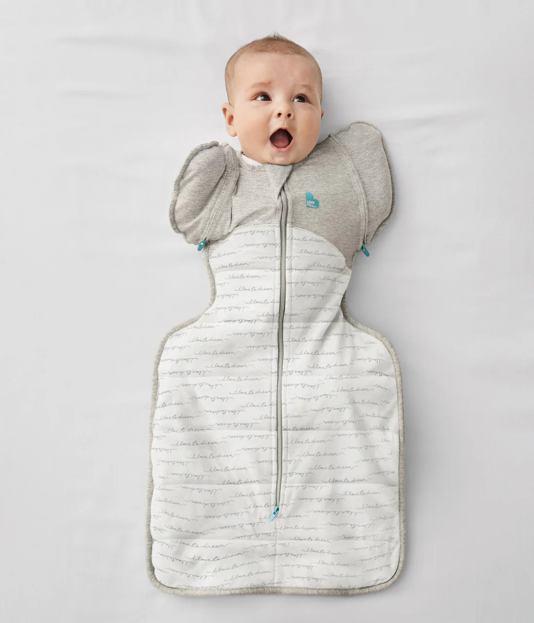 Swaddle Up™ Stage 2 Quilted Transition Bag 2.5 Tog - White Dreamer