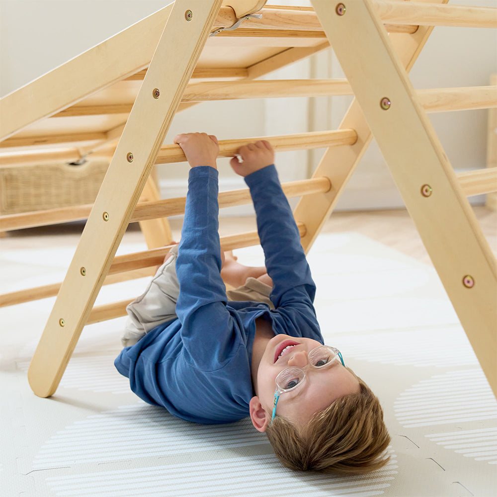 Scala 3 in 1 Pikler Climbing Frame with Climbing Wall