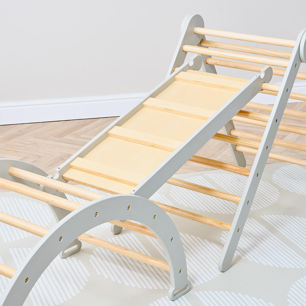 Scala 3 in 1 Pikler Climbing Frame with Climbing Wall