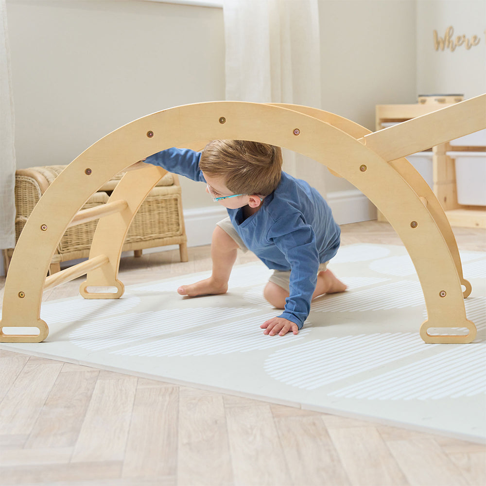 Scala 3 in 1 Pikler Climbing Frame with Climbing Wall