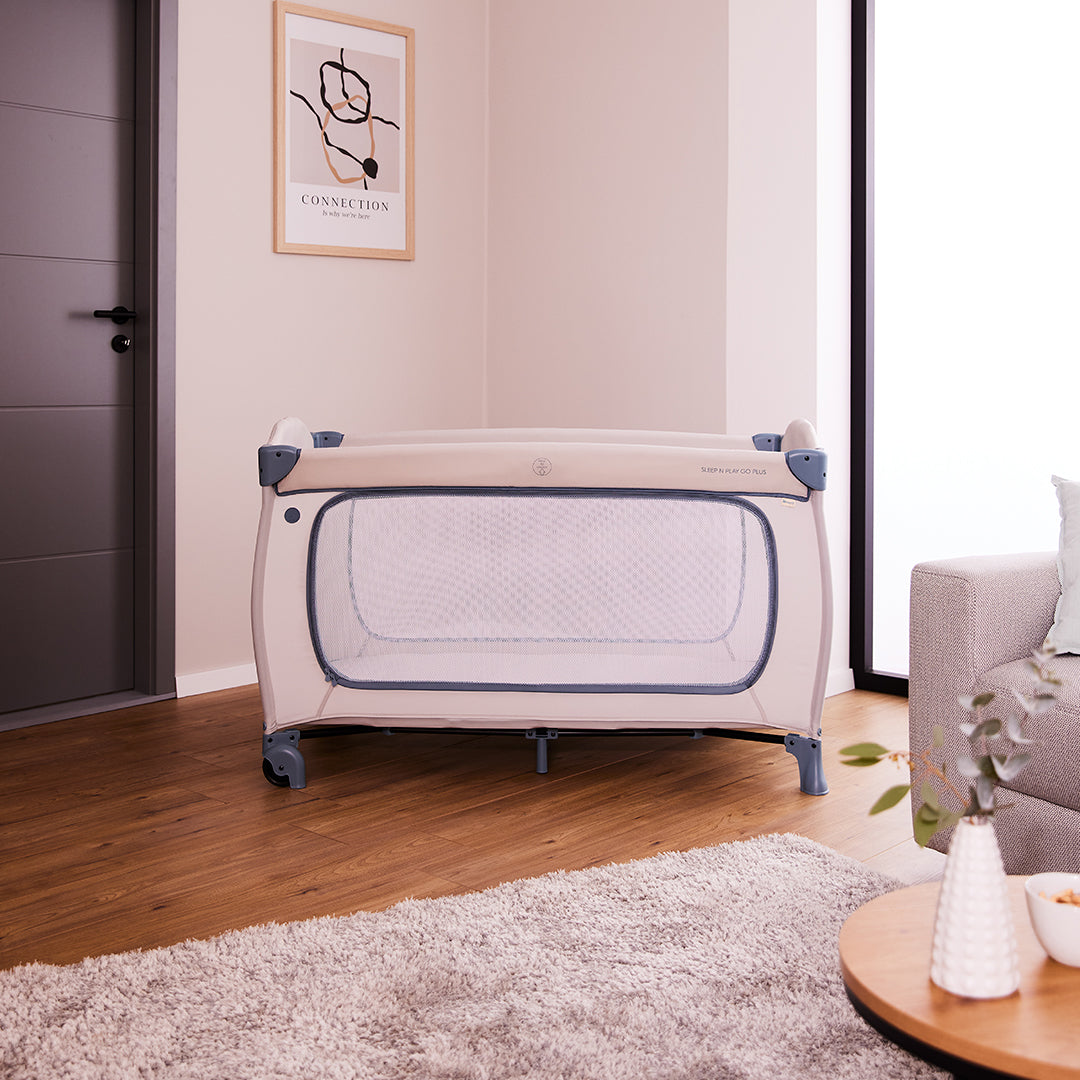 Sleep N Play Go Plus Travel Cot - Dusty Blue