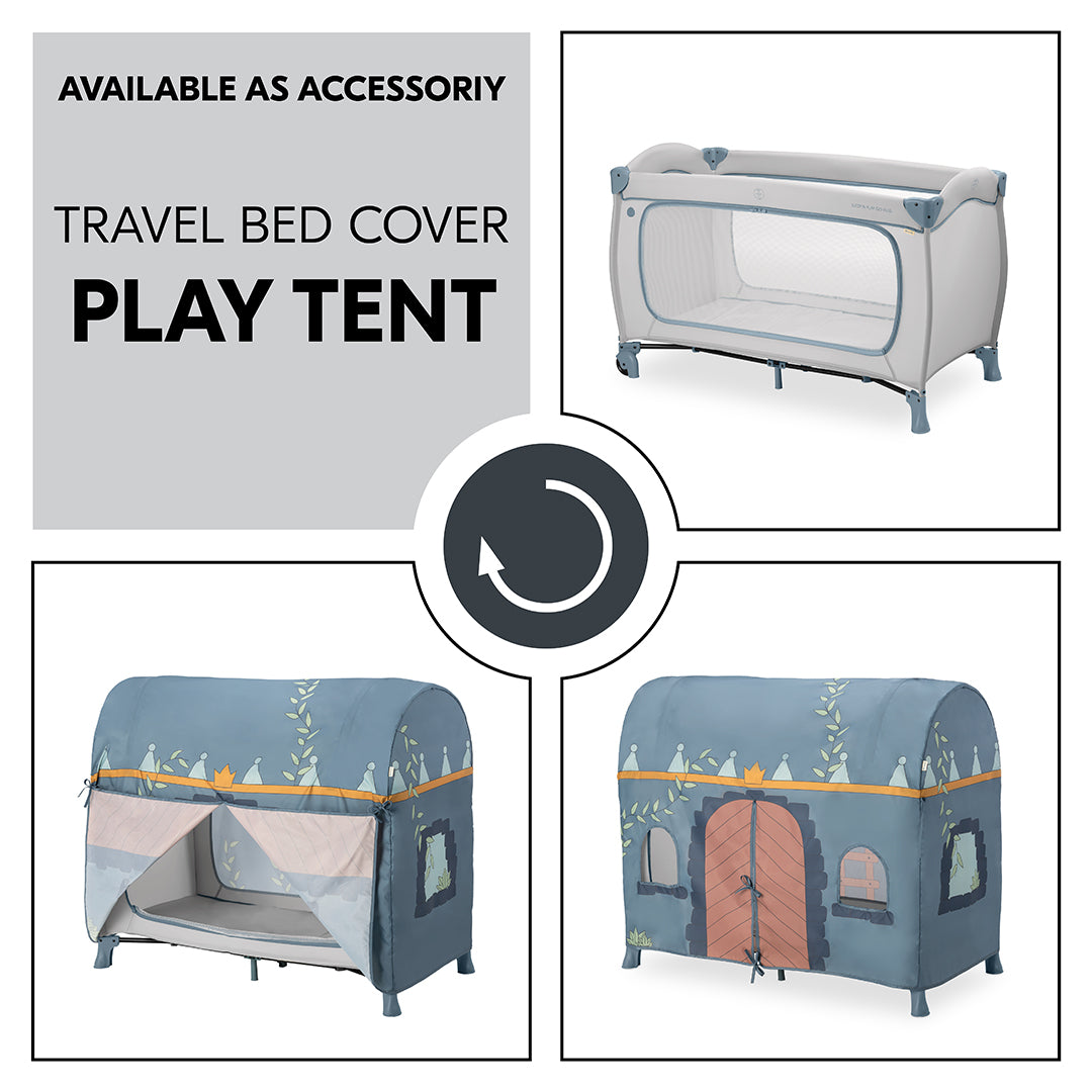 Sleep N Play Go Plus Travel Cot - Dusty Blue