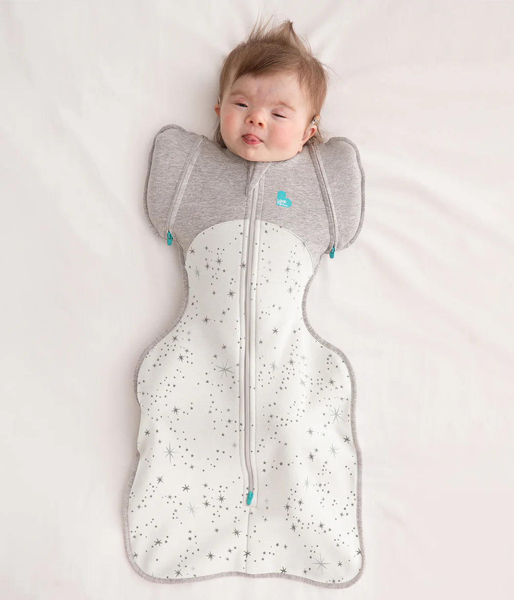 Swaddle Up™ Stage 2 Transition Bag All Seasons 1 Tog - White North Star
