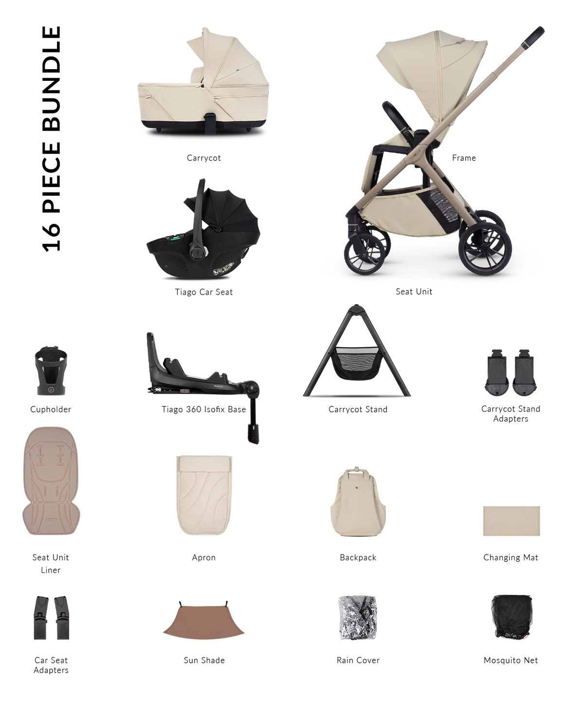 Tila - 4in1+ Tiago 360 & Base Ultimate bundle