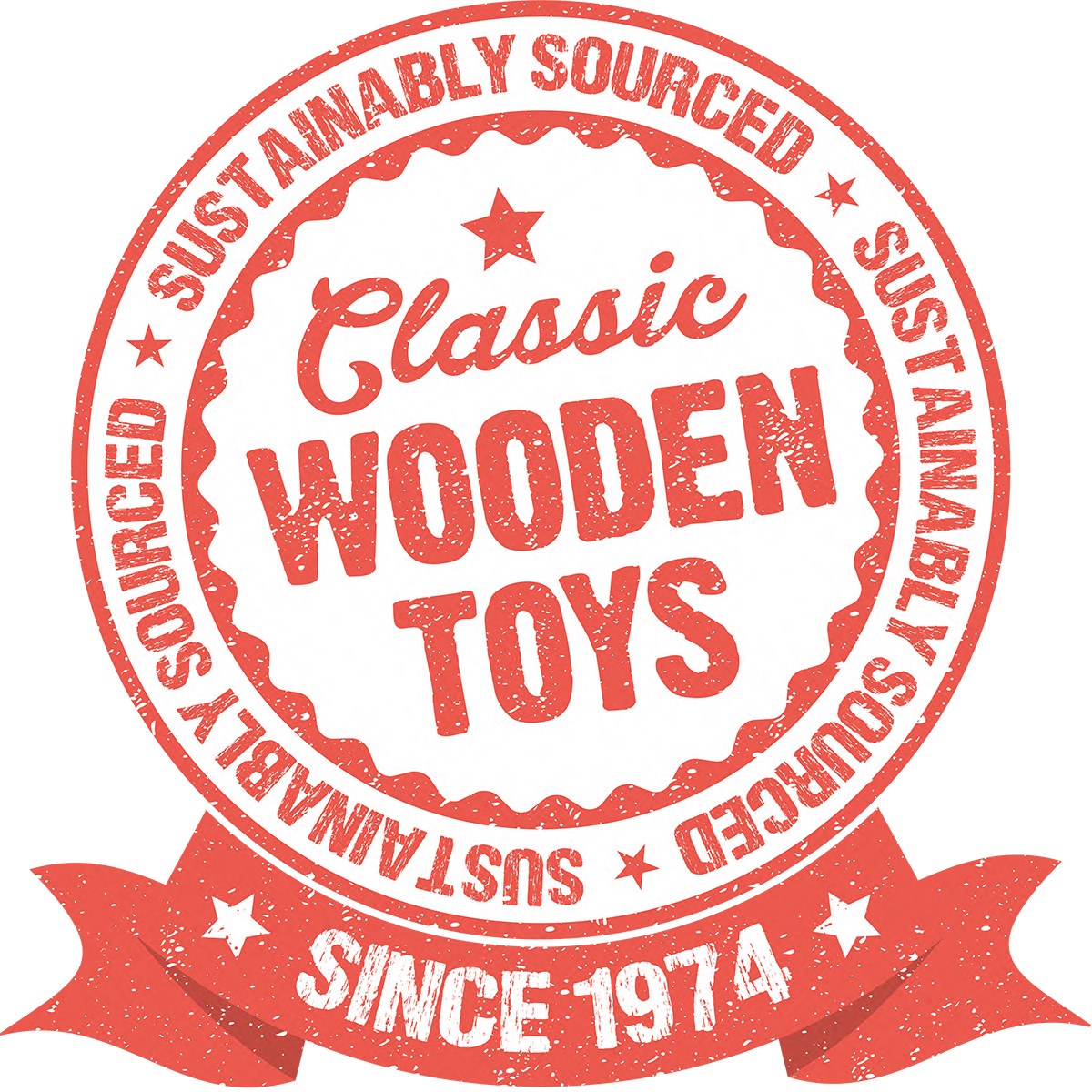 Wooden Stacking Train