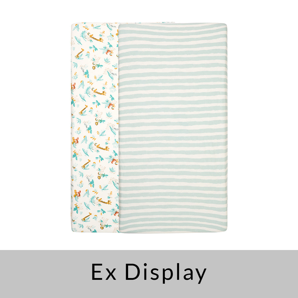 Fitted Cot Sheets 2pk (Shop Soiled)