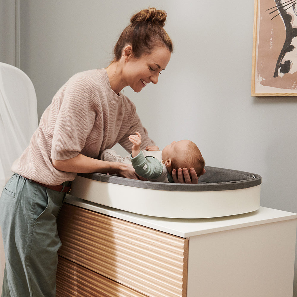 Baby changing table pad sleepi stokke kaliedy