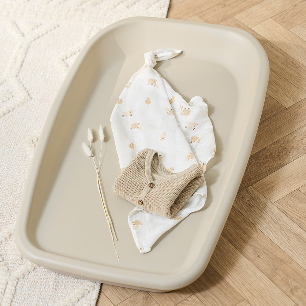 baby changing mat beige cushi tutti bambini kaliedy