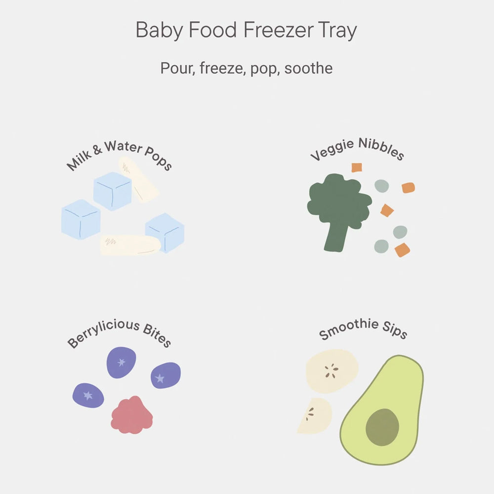 Baby Food Freezer Tray - Ivory