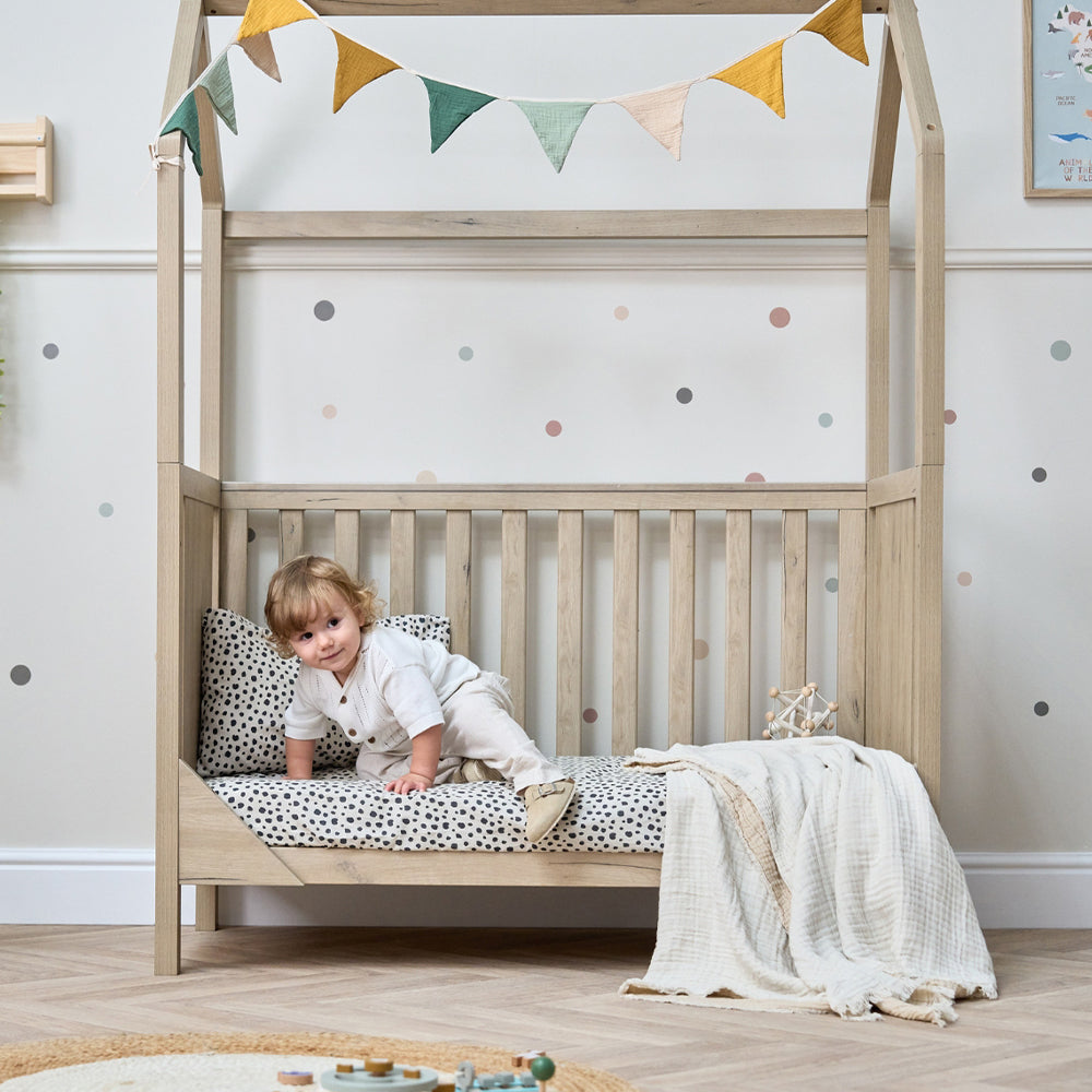Casa 3 in 1 Mini House Cot Bed (120x60cm)