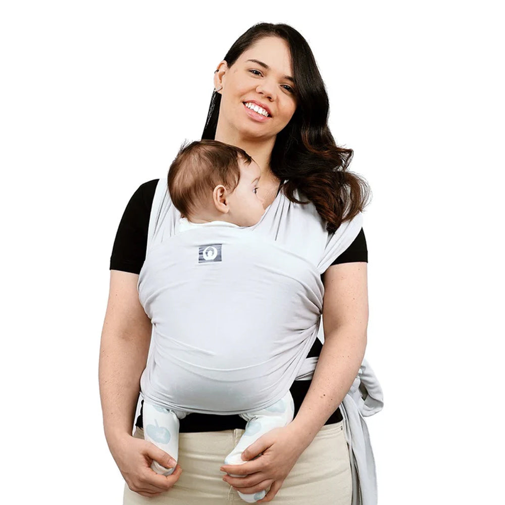 Stretchy Organic Wrap - Silver Grey