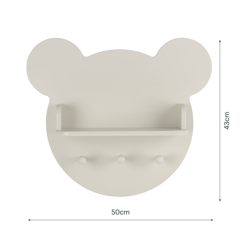 Play House Bear Shelf - Pebble