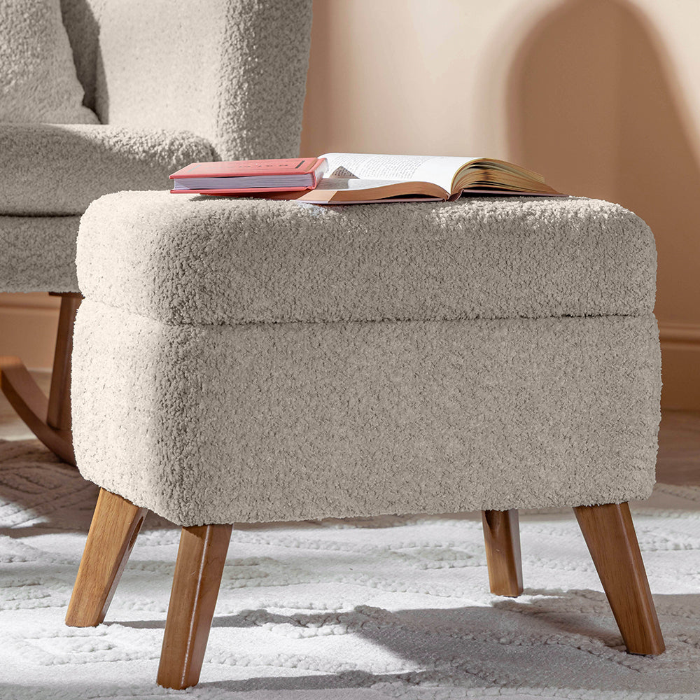 Oscar Luxe Rocking Chair & Footstool