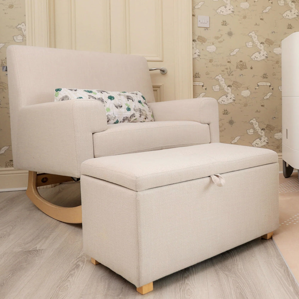beige white nursing rocking chair nursery furniture serena gaia baby kaliedy