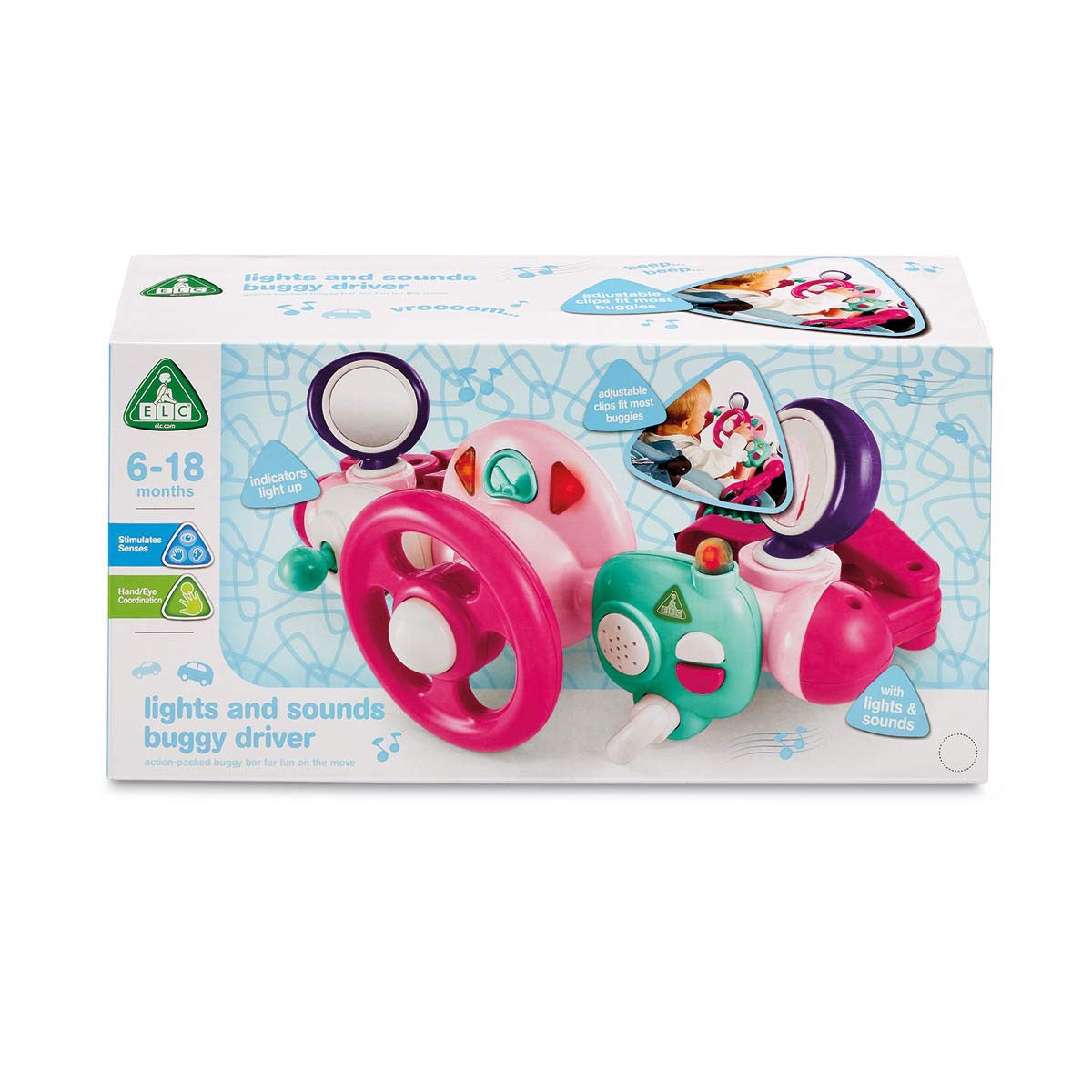 Lights and Sounds Buggy Driver - Pink