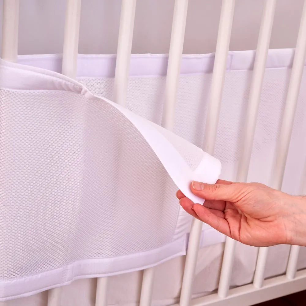 Breathable Cot Wrap - Soft White