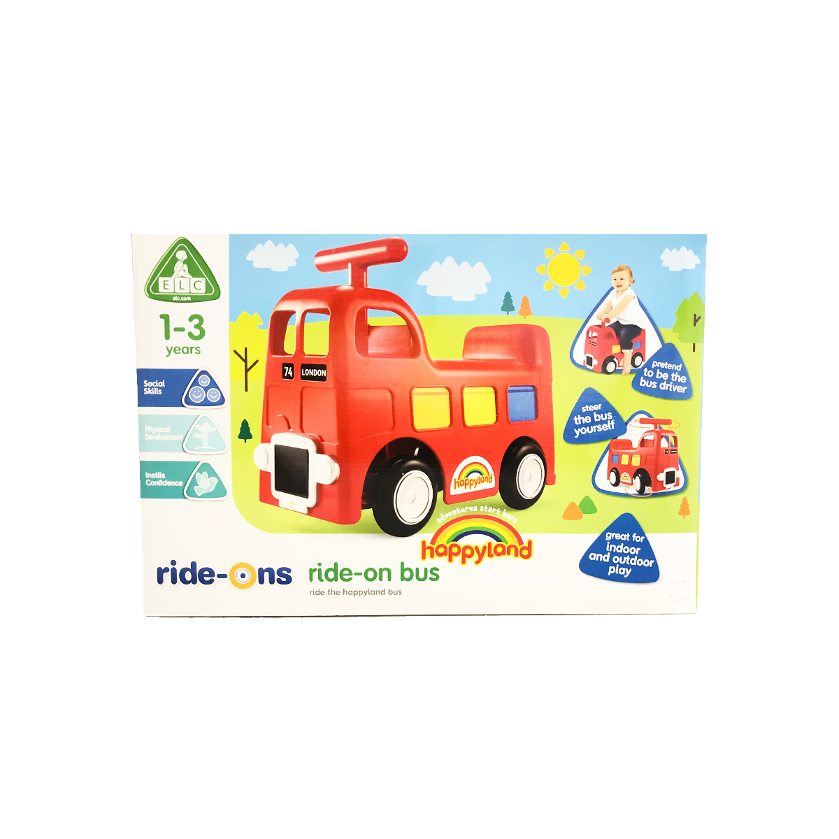 Happyland Ride On Bus
