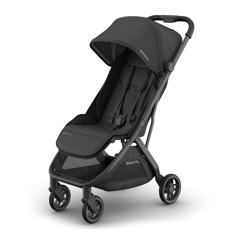 Compact lightweight black stroller minu v3 uppababy kaliedy